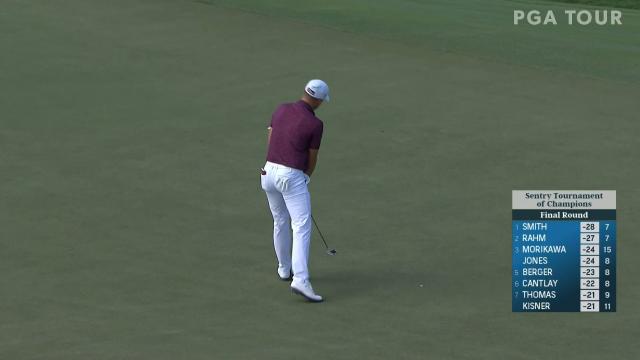 PGA TOUR | Justin Thomas bends in 21-footer for birdie at Sentry