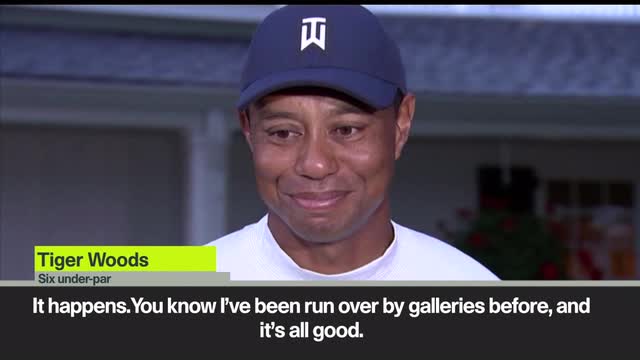 Ambient: ‘It happens’ – Woods after security guard almost knocks him down