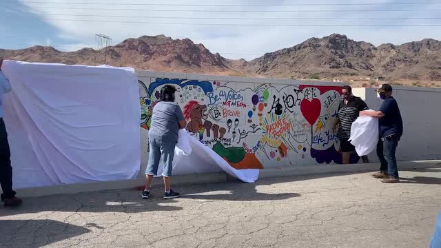 Las Vegas Review Journal | Children create murals at St. Jude’s Ranch