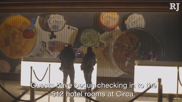 Las Vegas Review Journal News | Guests have begun checking in to 512 hotel rooms at Circa
