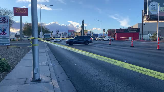 Las Vegas Review Journal News | Fatal crash on Charleston (January 2021)