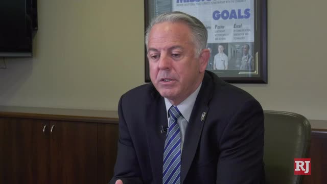 Las Vegas Review Journal News | Lombardo on Police Department Vaccination Effort