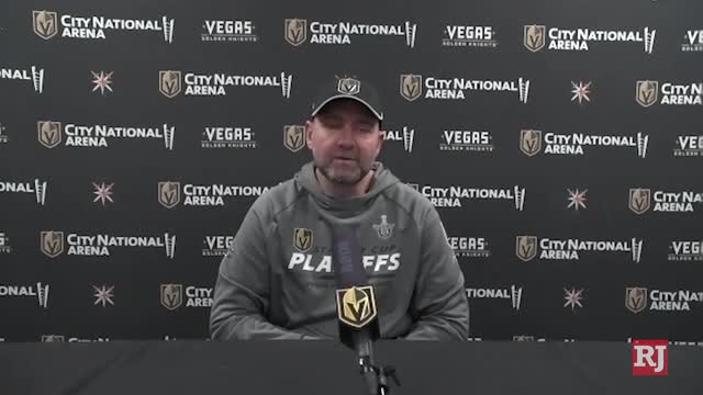 Las Vegas Review Journal Sports | Vegas Golden Knights Head Coach Pete DeBoer sound