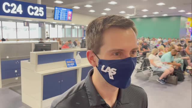 Las Vegas Review Journal News | McCarran renovation project adds sparkle to C concourse