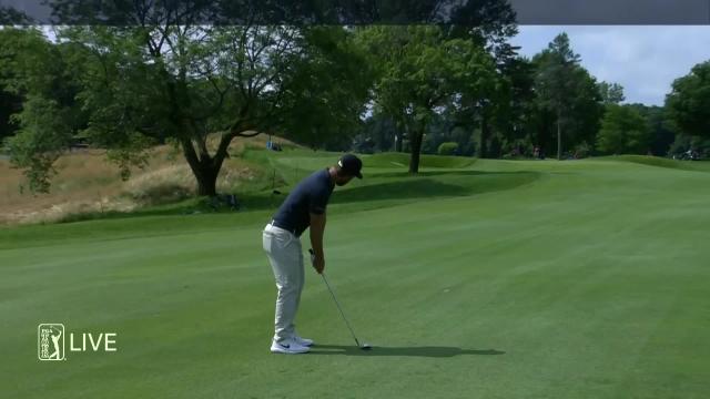 Kevin Chappell birdies No. 2 in Round 4 at Travelers