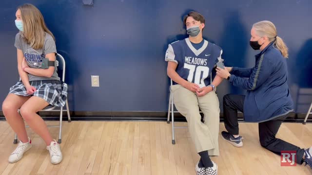 Las Vegas Review Journal News | Las Vegas school uses non-invasive COVID-19 screening