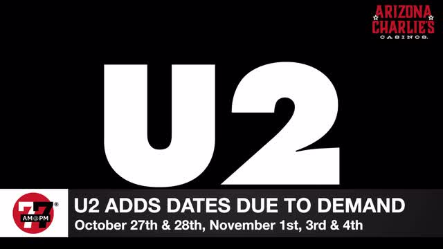 LVRJ Entertainment 7@7 | U2 adds dates at The Sphere
