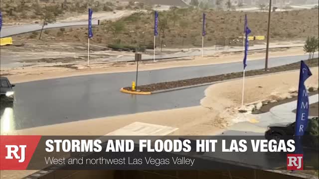 Las Vegas Review Journal News | Summerlin hit with storm, floods