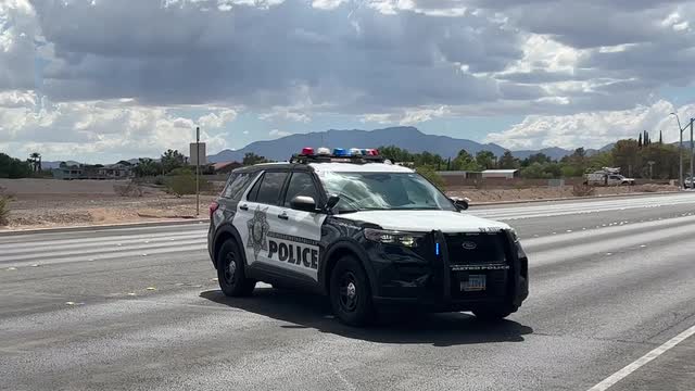 Las Vegas Review Journal News | Police investigate crash at South Lindell and West Russell roads