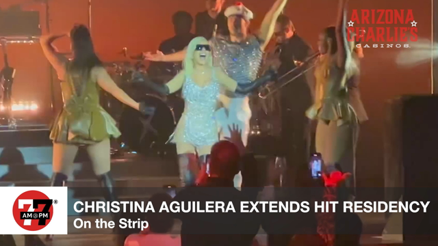 LVRJ Entertainment 7@7 | Aguilera extends her hit residency on the Strip