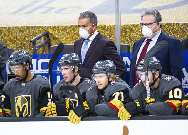 Las Vegas Review Journal Sports | Silver Knights’ coach on stepping in for Golden Knights