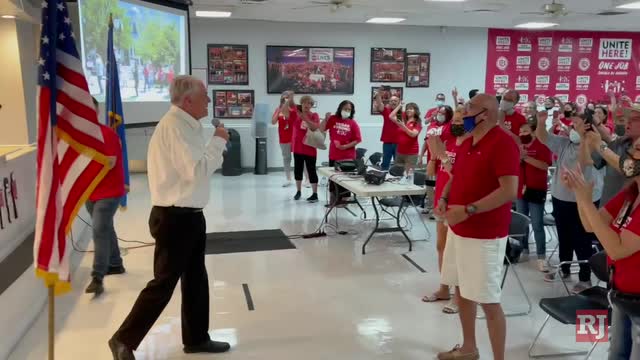 Las Vegas Review Journal News | Sisolak celebrates ‘right to return’ to work bill with union