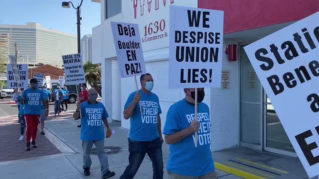 Las Vegas Review Journal Finance | Stations Casinos employees protest union