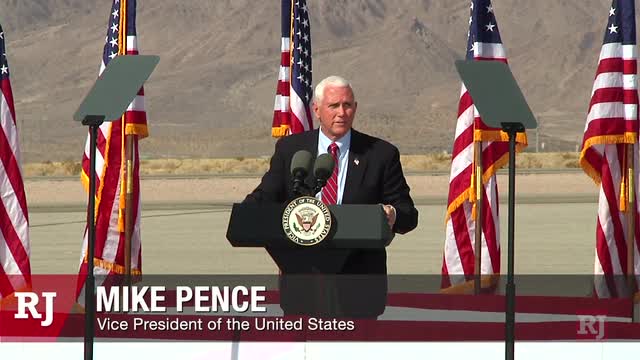 Las Vegas Review Journal | Pence asks for four more years at Boulder City rally