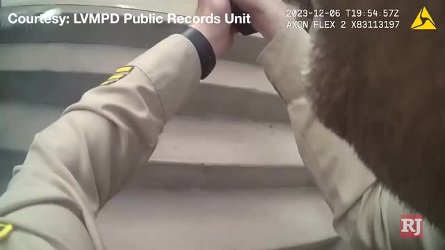 Las Vegas Review Journal News | Bodycam video appears to show UNLV gunman briefly