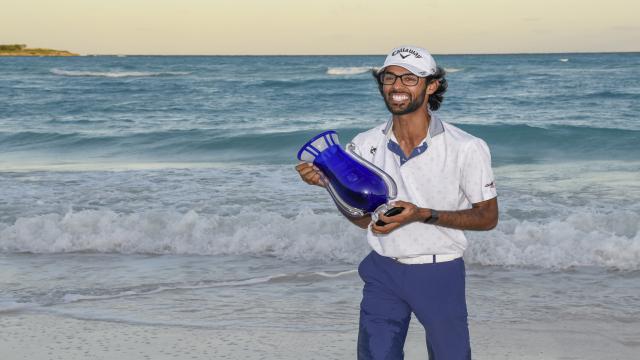 PGA TOUR | Akshay Bhatia interview after winning The Bahamas Great Exuma Classic  