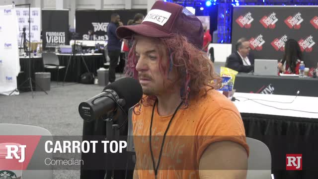 Las Vegas Review Journal News | Carrot Top talks Super Bowl and inspiration for starting comedy