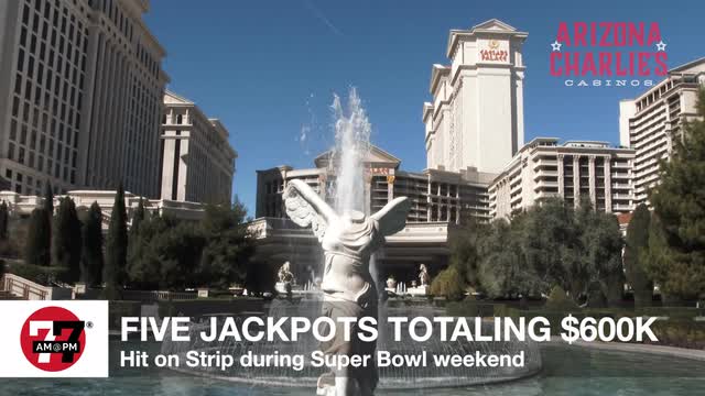 LVRJ Entertainment 7@7 | 5 jackpots totaling $600K hit on Las Vegas Strip