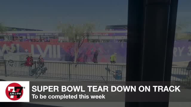 LVRJ Business 7@7 | Super Bowl tear down to be completed this week