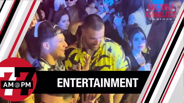 LVRJ Entertainment 7@7 | Travis Kelce enjoys Vegas nightlife