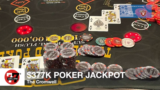 LVRJ Business 7@7 | $377K poker jackpot won at Las Vegas Strip casino