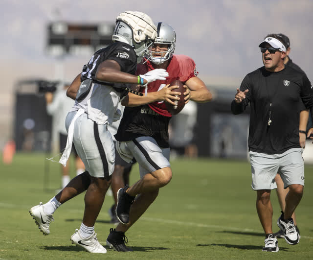 Las Vegas Review Journal Sports | Sights and Sounds from Raiders Training Camp – Day 7