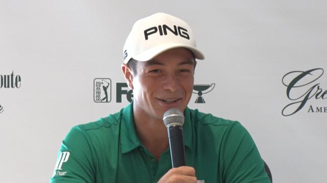 Viktor Hovland comments before The Greenbrier