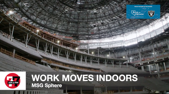 LVRJ Business 7@7 | Work at Sphere moves to steel frame to support display