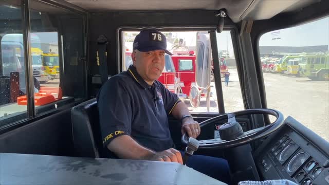 Las Vegas Review Journal News | Former firefighter restoring truck to honor fallen comrades