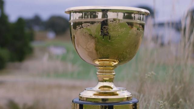 The International team hold a three-point lead at the Presidents Cup