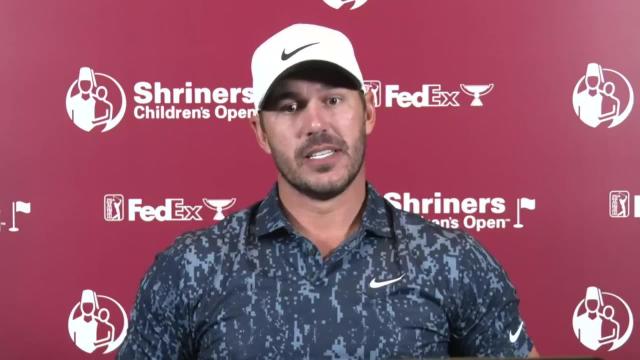 Brooks Koepka on staying healthy before Shriners