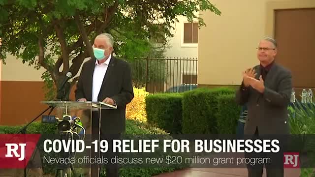 Las Vegas Review Journal | Sisolak reveals $20 million grant for small businesses