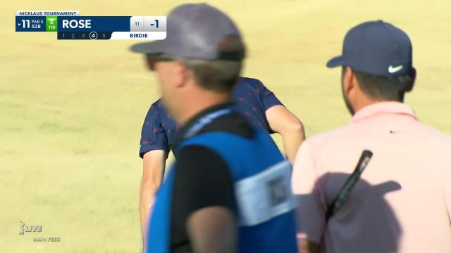 PGA TOUR | Justin Rose makes birdie on No. 11 in Round 1 at The American Express