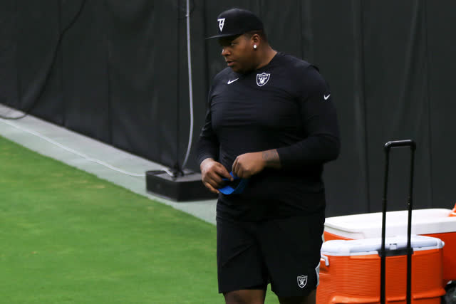 Las Vegas Review Journal | Raiders weigh-in on Trent Brown falling ill