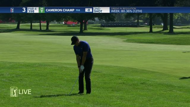Cameron Champ birdies No. 3 in Round 4 at Rocket Mortgage