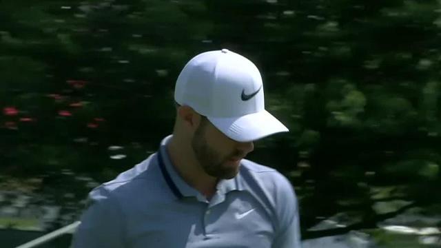 Kevin Tway’s approach to 8 feet yields birdie at Travelers