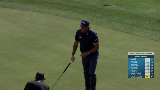 PGA TOUR | Phil Mickelson makes birdie on No. 10 in Round 3 at The American Express