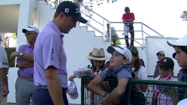 PGA TOUR | Justin Thomas meets young fan at WGC-Mexico Championship