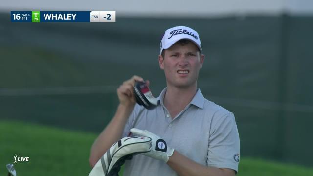 Vincent Whaley makes birdie on No. 16 in Round 1 at Sony Open