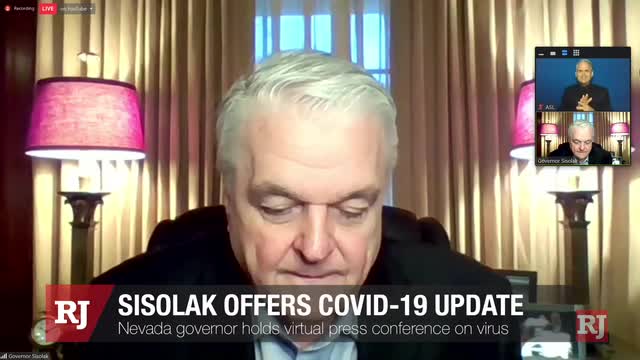 Las Vegas Review Journal Sports | Sisolak Announces Statewide ‘Pause’ to Reduce Covid Spread
