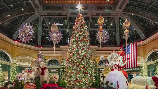 Las Vegas Review Journal Sports | ‘Hopeful Holidays’ display at Bellagio Conservatory