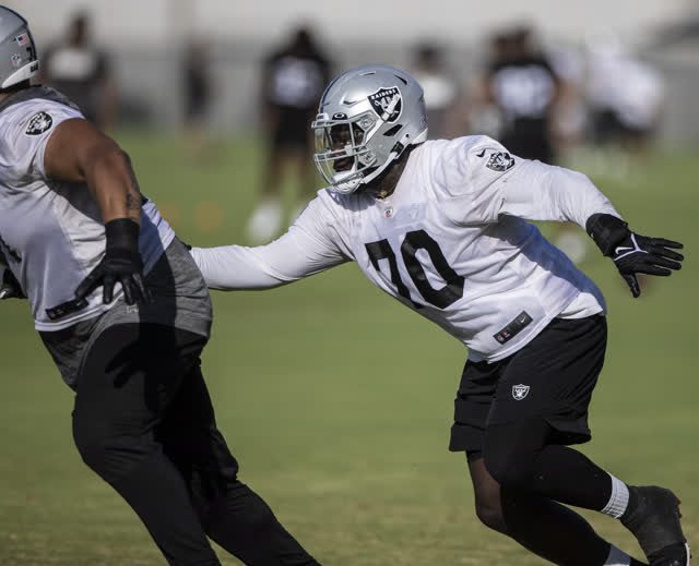 Las Vegas Review Journal Sports | Raiders say Leatherwood’s a rookie with a veteran mindset