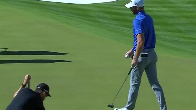 Kevin Tway nearly aces No. 16 at Waste Management