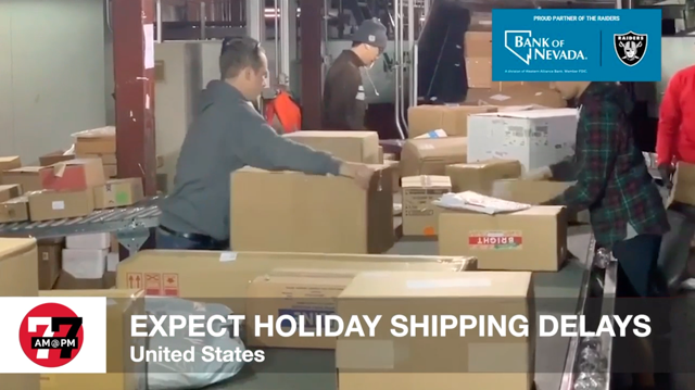 LVRJ Business 7@7 | Holiday shoppers urged to ship gifts earlier this year