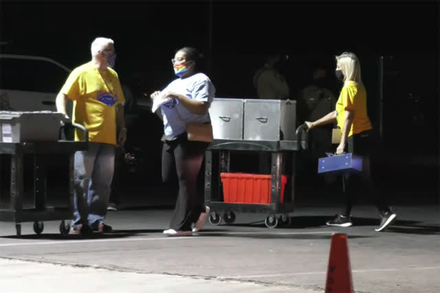 Las Vegas Review Journal | First Clark County ballots arrive for counting