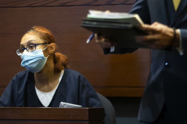 Las Vegas Review Journal News | Woman charged in her child’s death appears in court