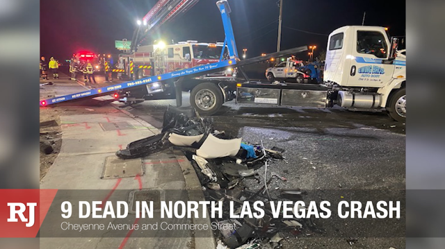 Las Vegas Review Journal News | 9 dead in North Las Vegas after speeding car runs red light