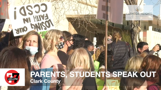 Las Vegas Review Journal News | Protesting parents, students want return to full-time, in-pe