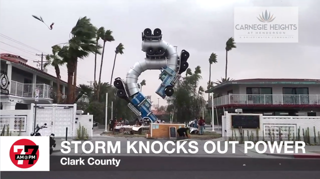 Las Vegas Review Journal News | Wind storm knocks out power