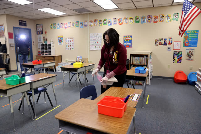 Las Vegas Review Journal News | CCSD talks about sanitizing schools for in-person learning